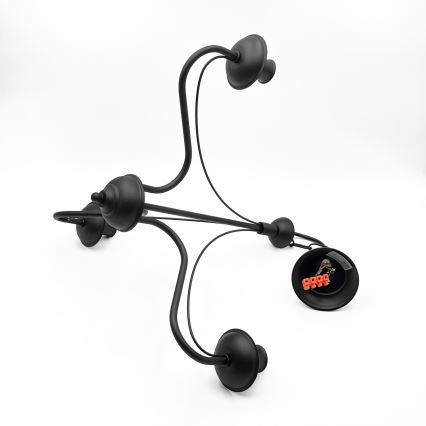 Kronleuchter an Kette ANTON 3xE14/15W/230V schwarz