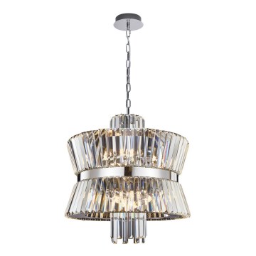 Kronleuchter an Kette AURELIA 12xE14/40W/230V matt Chrom