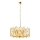 Kronleuchter an Kette CRYSTALLINE 6xE14/40W/230V goldfarben