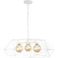 Kronleuchter an Kette DEXA 3xG9/10W/230V Creme/Gold/rauchbeige