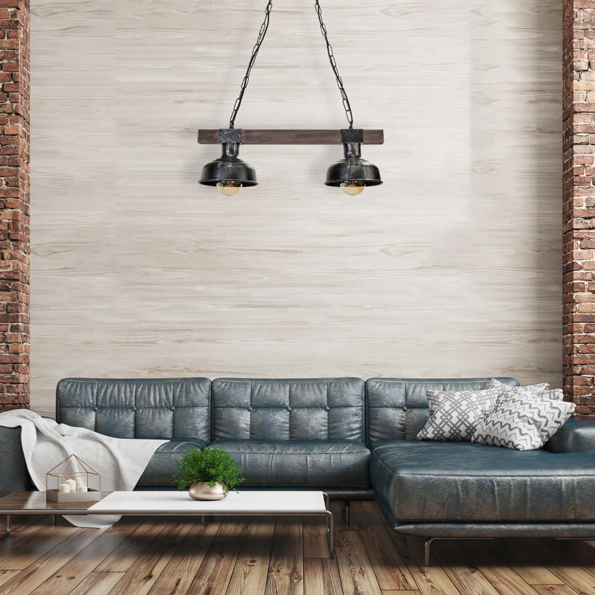 Kronleuchter an Kette FARO 2xE27/60W/230V
