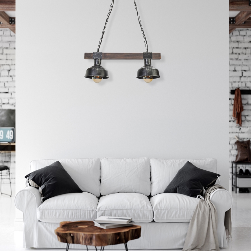 Kronleuchter an Kette FARO 2xE27/60W/230V
