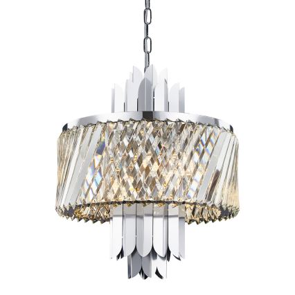 Kronleuchter an Kette MARGOT 6xE14/40W/230V matt Chrom
