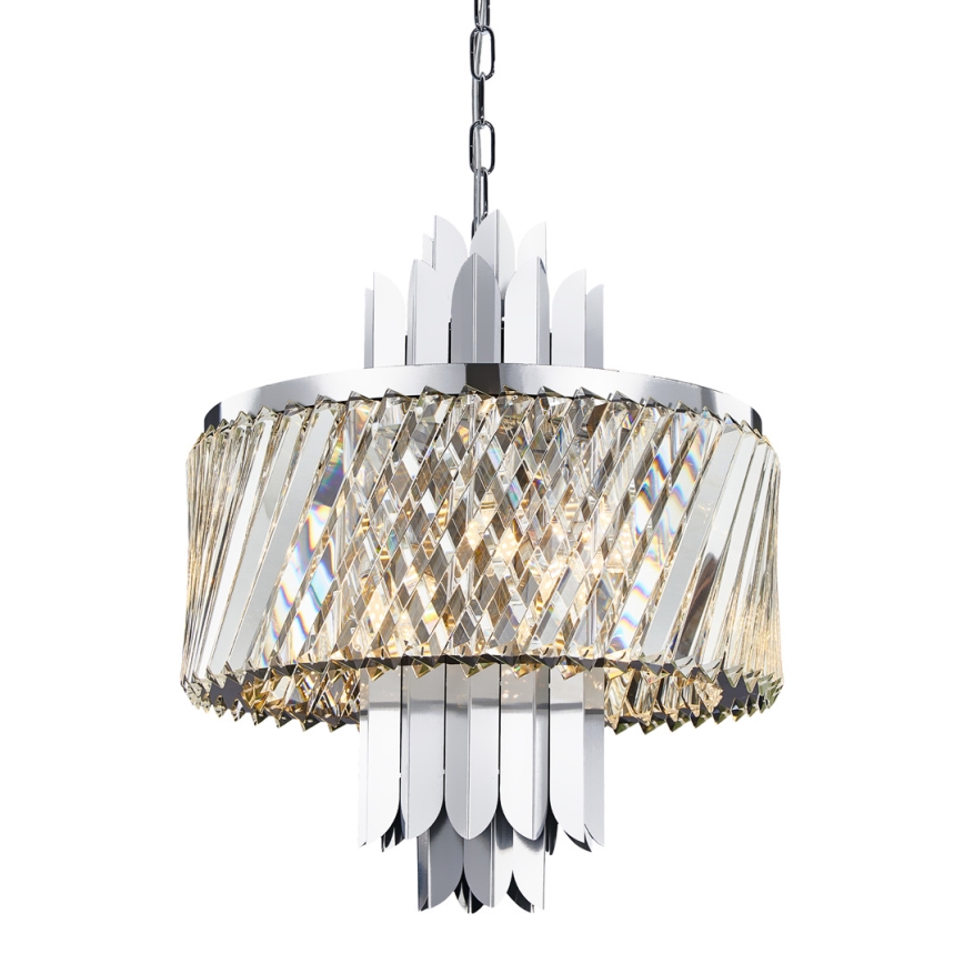 Kronleuchter an Kette MARGOT 6xE14/40W/230V matt Chrom