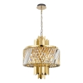 Kronleuchter an Kette MARGOT 6xE14/40W/230V d 43 cm golden