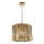 Kronleuchter an Kette RITZ 7xE14/40W/230V d 42 cm golden