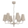 Kronleuchter an Kette TORTOLA 6xE14/15W/230V beige