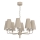 Kronleuchter an Kette TORTOLA 8xE14/15W/230V beige
