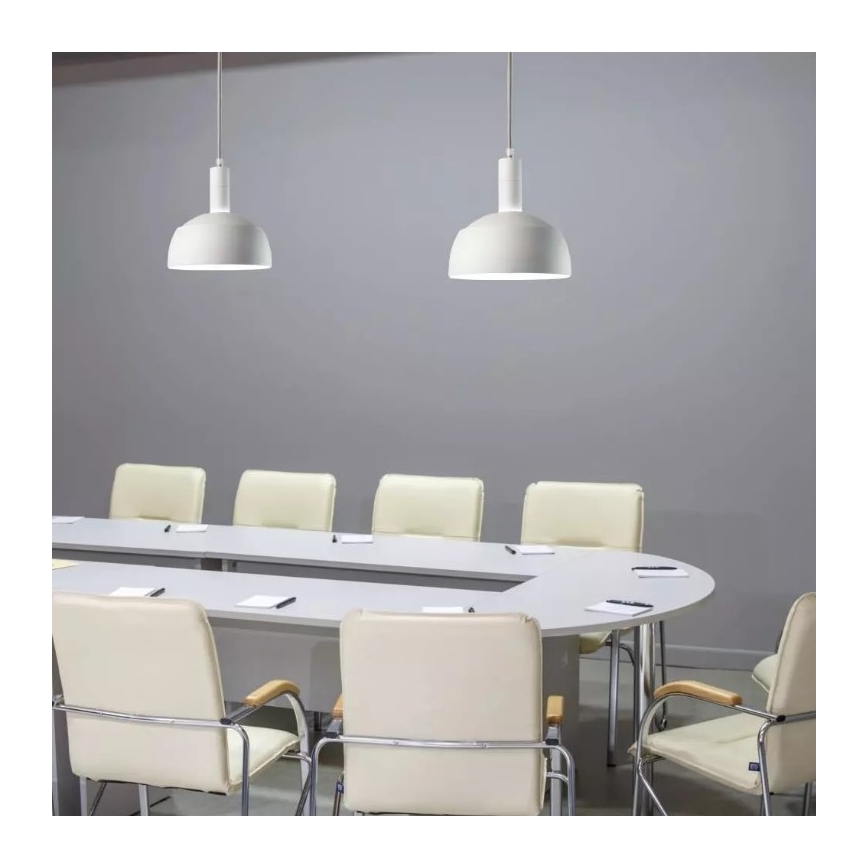 Kronleuchter an Schnur 1xE14/60W/230V weiß
