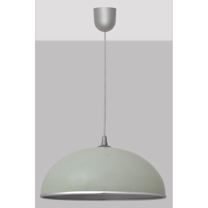 Kronleuchter an Schnur CIRCLE 1xE27/15W/230V grau