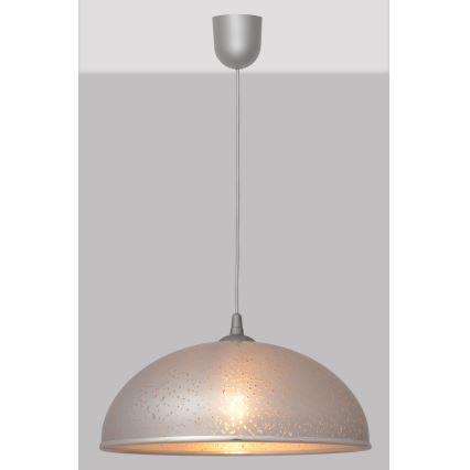 Kronleuchter an Schnur CIRCLE 1xE27/15W/230V grau
