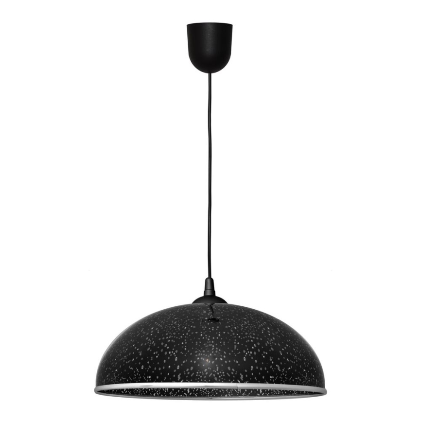 Kronleuchter an Schnur CIRCLE 1xE27/15W/230V schwarz
