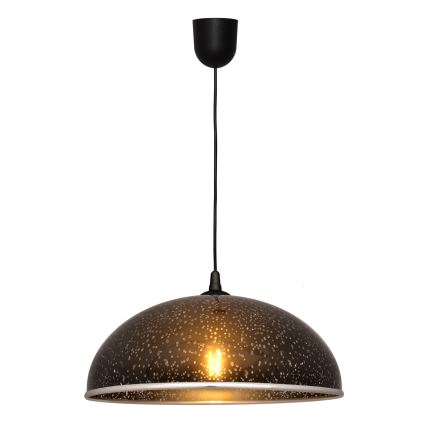 Kronleuchter an Schnur CIRCLE 1xE27/15W/230V schwarz