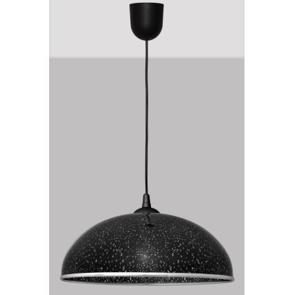 Kronleuchter an Schnur CIRCLE 1xE27/15W/230V schwarz