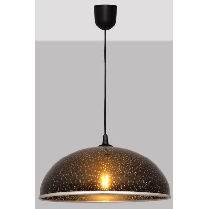 Kronleuchter an Schnur CIRCLE 1xE27/15W/230V schwarz