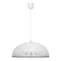 Kronleuchter an Schnur CIRCLE 1xE27/15W/230V weiß