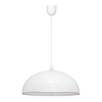 Kronleuchter an Schnur CIRCLE 1xE27/15W/230V weiß