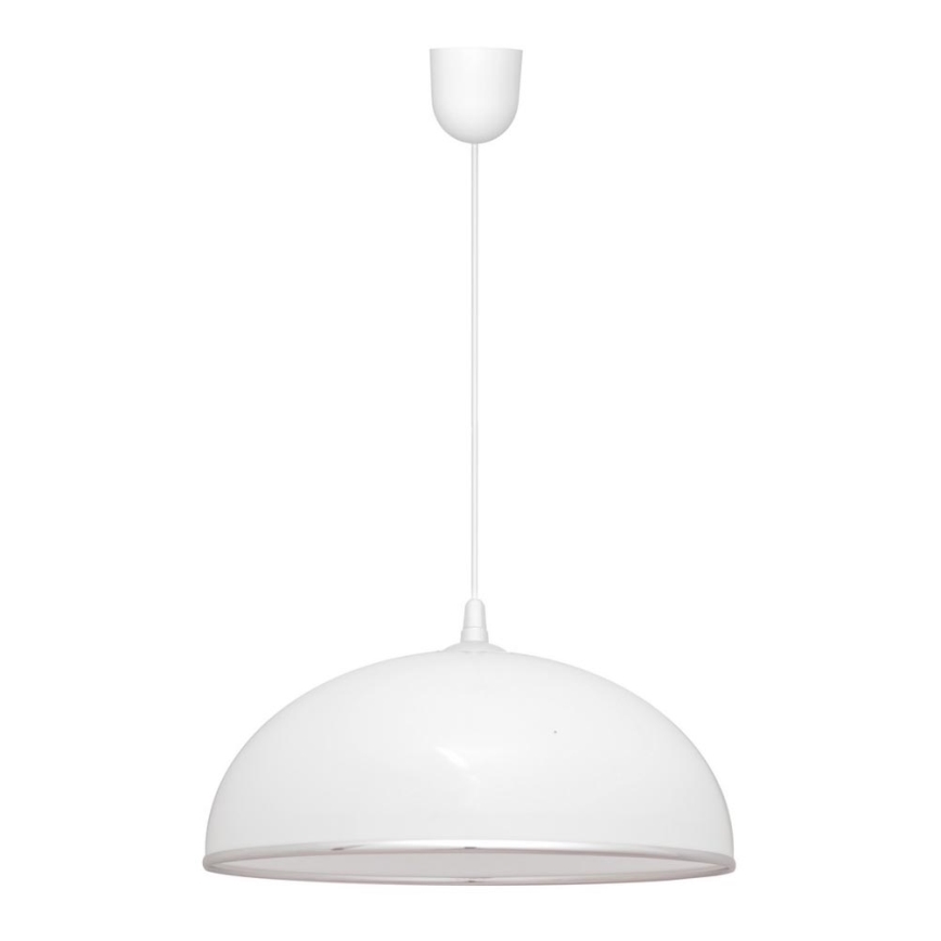 Kronleuchter an Schnur CIRCLE 1xE27/15W/230V weiß