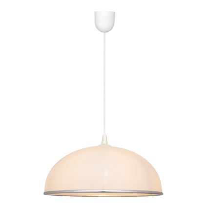 Kronleuchter an Schnur CIRCLE 1xE27/15W/230V weiß