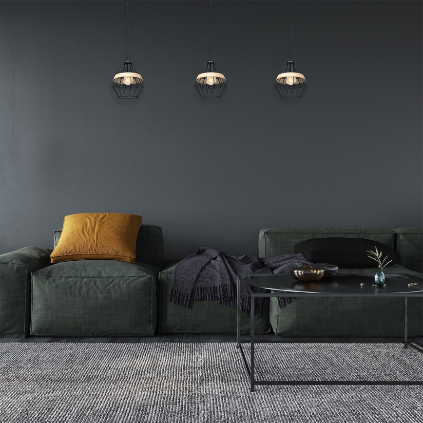 Kronleuchter an Schnur CLIF 1xE27/60W/230V