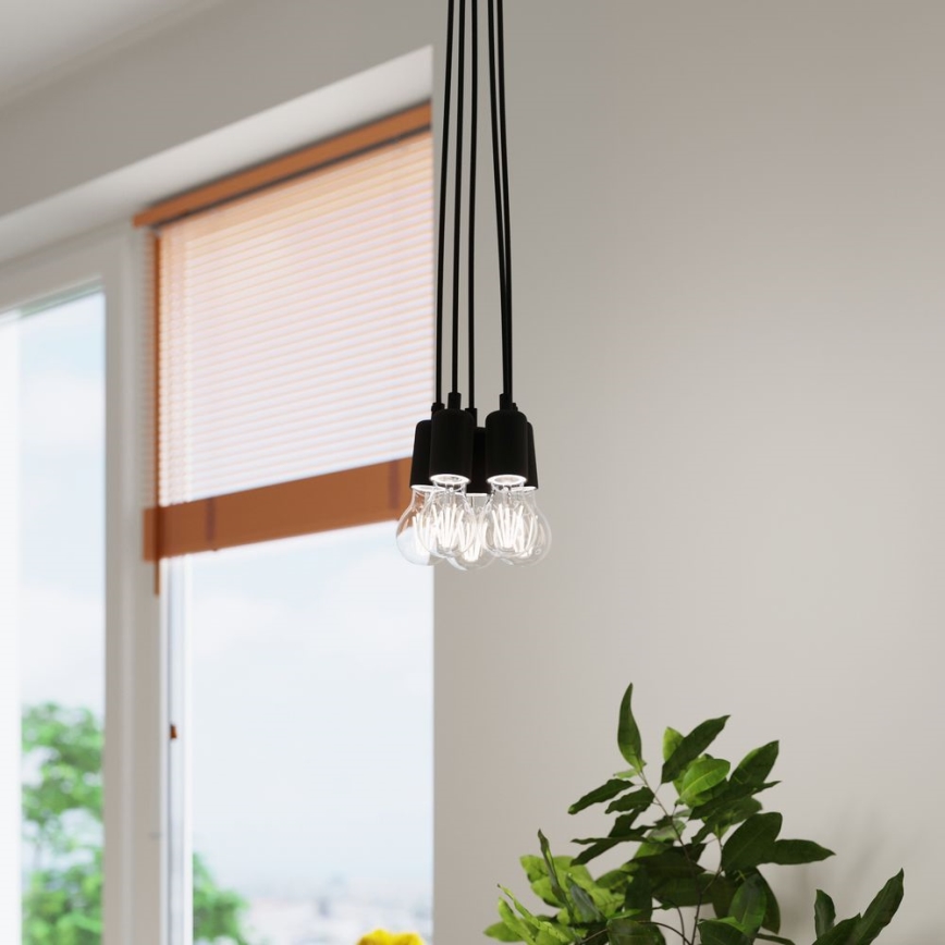 Kronleuchter an Schnur DIEGO 3xE27/60W/230V