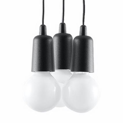 Kronleuchter an Schnur DIEGO 3xE27/60W/230V
