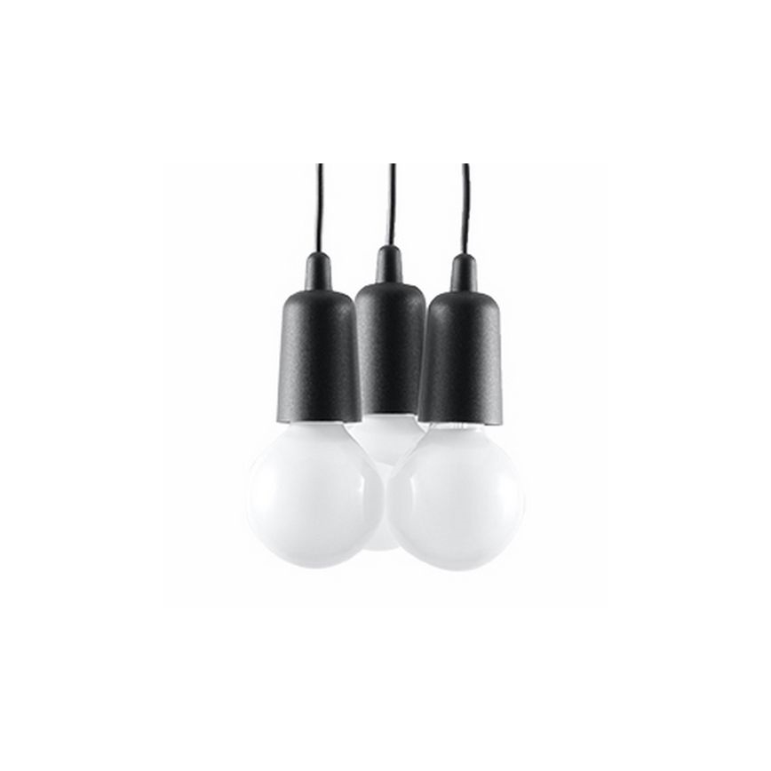 Kronleuchter an Schnur DIEGO 3xE27/60W/230V
