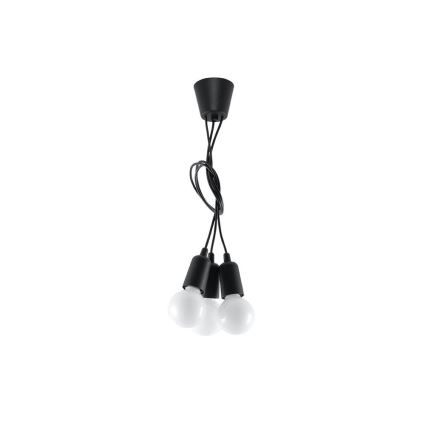 Kronleuchter an Schnur DIEGO 3xE27/60W/230V