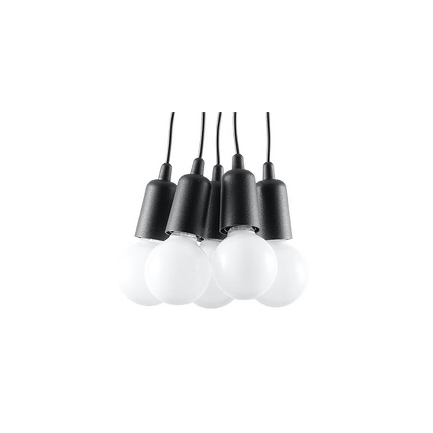 Kronleuchter an Schnur DIEGO 5xE27/60W/230V