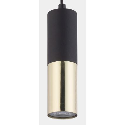 Kronleuchter an Schnur ELIT 1xGU10/10W/230V schwarz