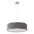 Kronleuchter an Schnur KANTOOR 1xE27/15W/230V grau