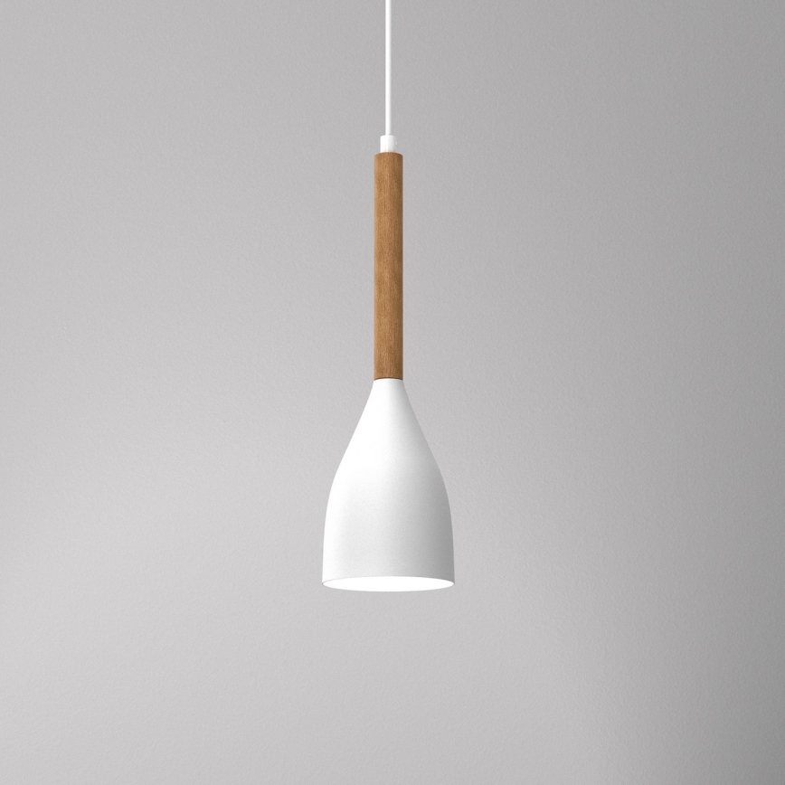 Kronleuchter an Schnur MUZA NEU 1xE27/60W/230V weiß