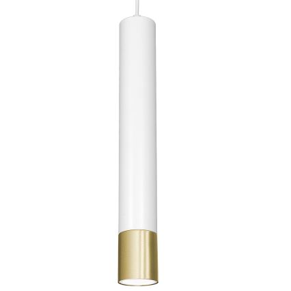 Kronleuchter an Schnur NEST 1xGU10/8W/230V weiß/gold
