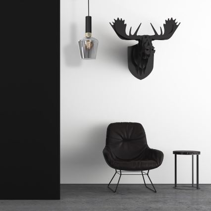 Kronleuchter an Schnur ROMA BLACK 1xE27/60W/230V