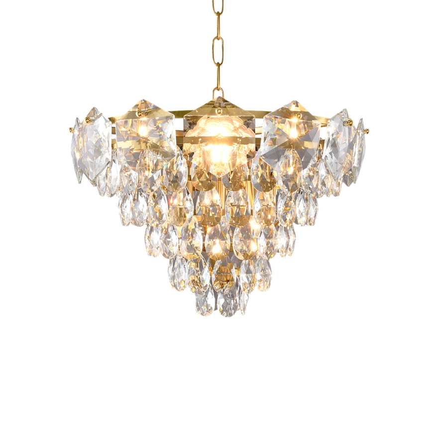 Kronleuchter an Schnur SELENA 6xE14/40W/230V golden