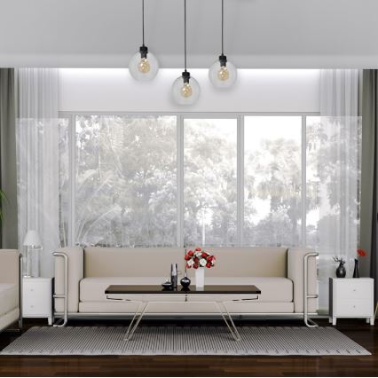 Kronleuchter an Schnur SOFIA 3xE27/60W/230V klar