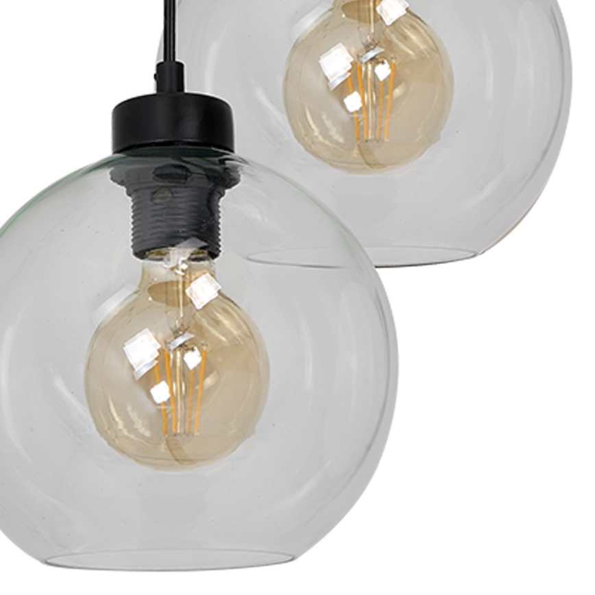 Kronleuchter an Schnur SOFIA 3xE27/60W/230V klar