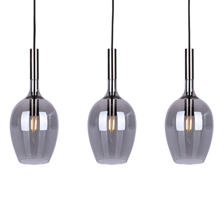 Kronleuchter an Schnur TANGO 3xE14/40W/230V schwarz
