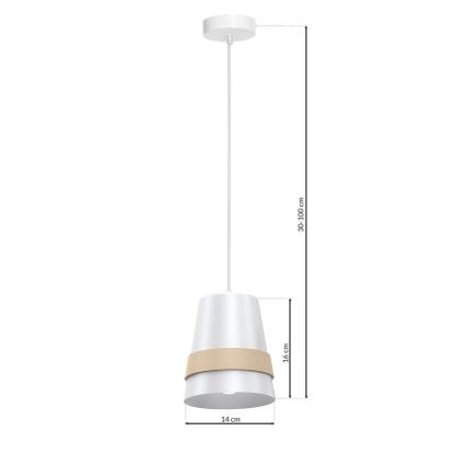 Kronleuchter an Schnur VENEZIA 1xE27/60W/230V