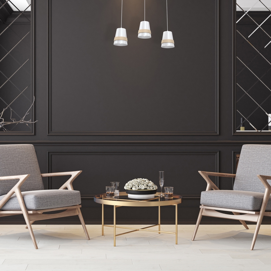 Kronleuchter an Schnur VENEZIA 3xE27/60W/230V