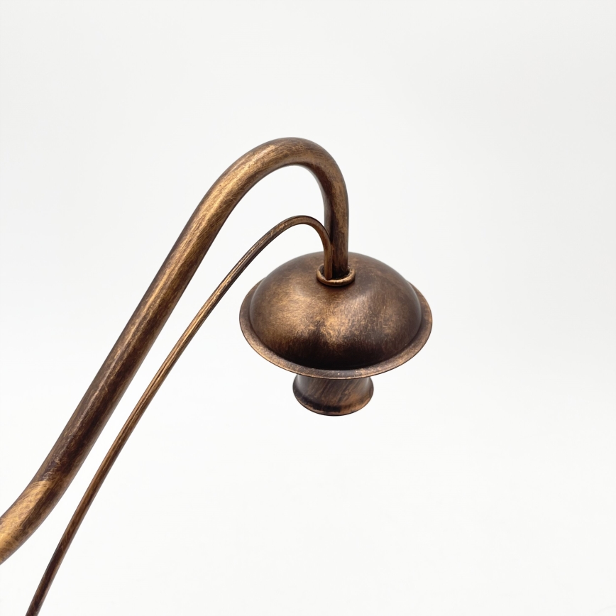 Kronleuchter ANTON an Kette, 6xE14/60W/230V, Bronze