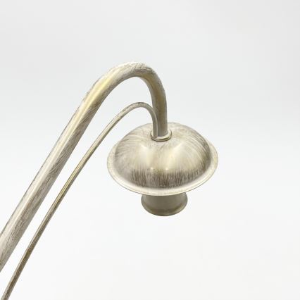 Kronleuchter ANTON mit Kette, 5xE14/60W/230V, weiße Patina