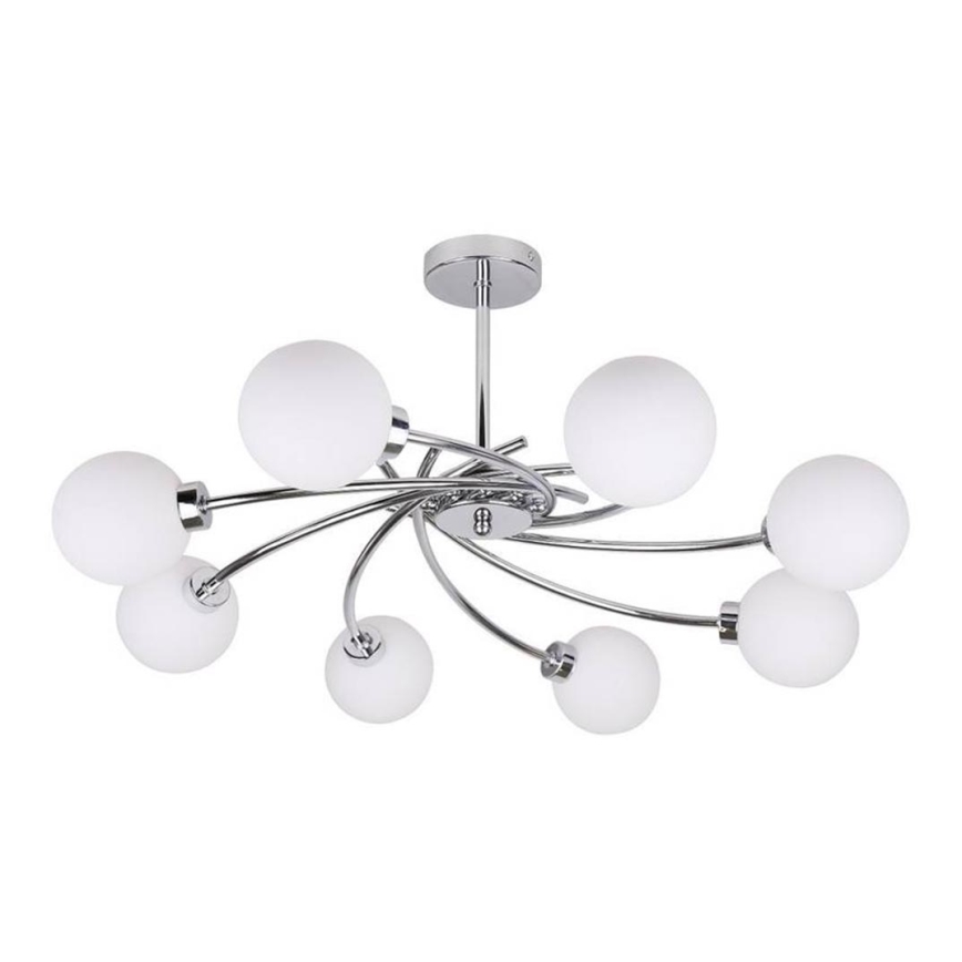 Kronleuchter auf einer Stange AGAPANT 8xG9/40W/230V glänzend chrom
