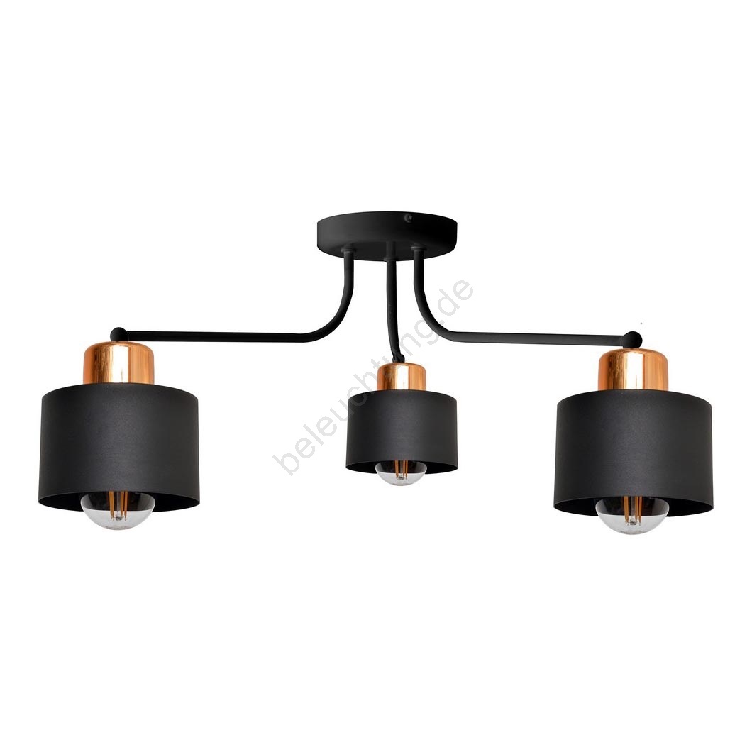 Kronleuchter EDISON 3xE27/60W/230V | Beleuchtung.de