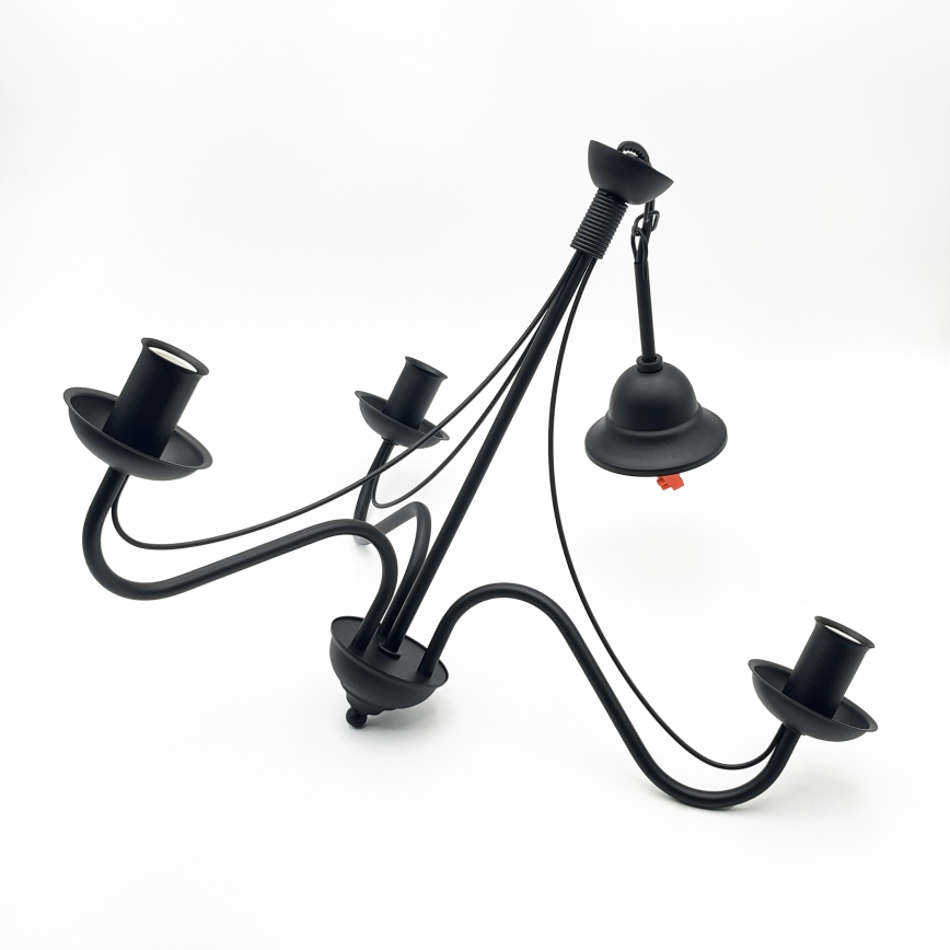 Kronleuchter mit Kette ANTON 3xE14/15W/230V schwarz