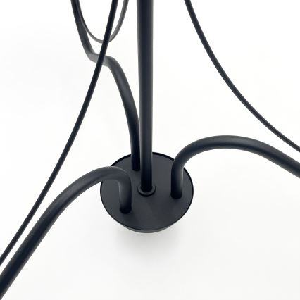 Kronleuchter mit Kette ANTON 3xE14/15W/230V schwarz