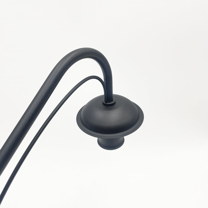 Kronleuchter mit Kette ANTON 8xE14/60W/230V schwarz