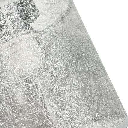 Kronleuchter mit Kette ROSA, 3x E27/60W/230V, schwarz/grau