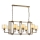 Kronleuchter mit Kette VARANA 8xE27/40W/230V, bronzefarben