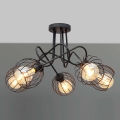 Kronleuchter OXFORD 5xE27/15W/230V schwarz